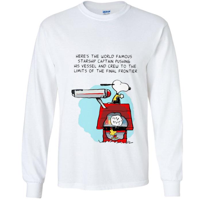 Top Snoopy And Woodstock Here’s The World Famous Starship Snoopy's House shirt