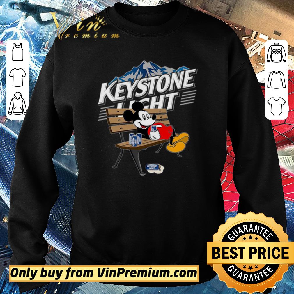 Original Mickey mouse drink Keystone Light shirt