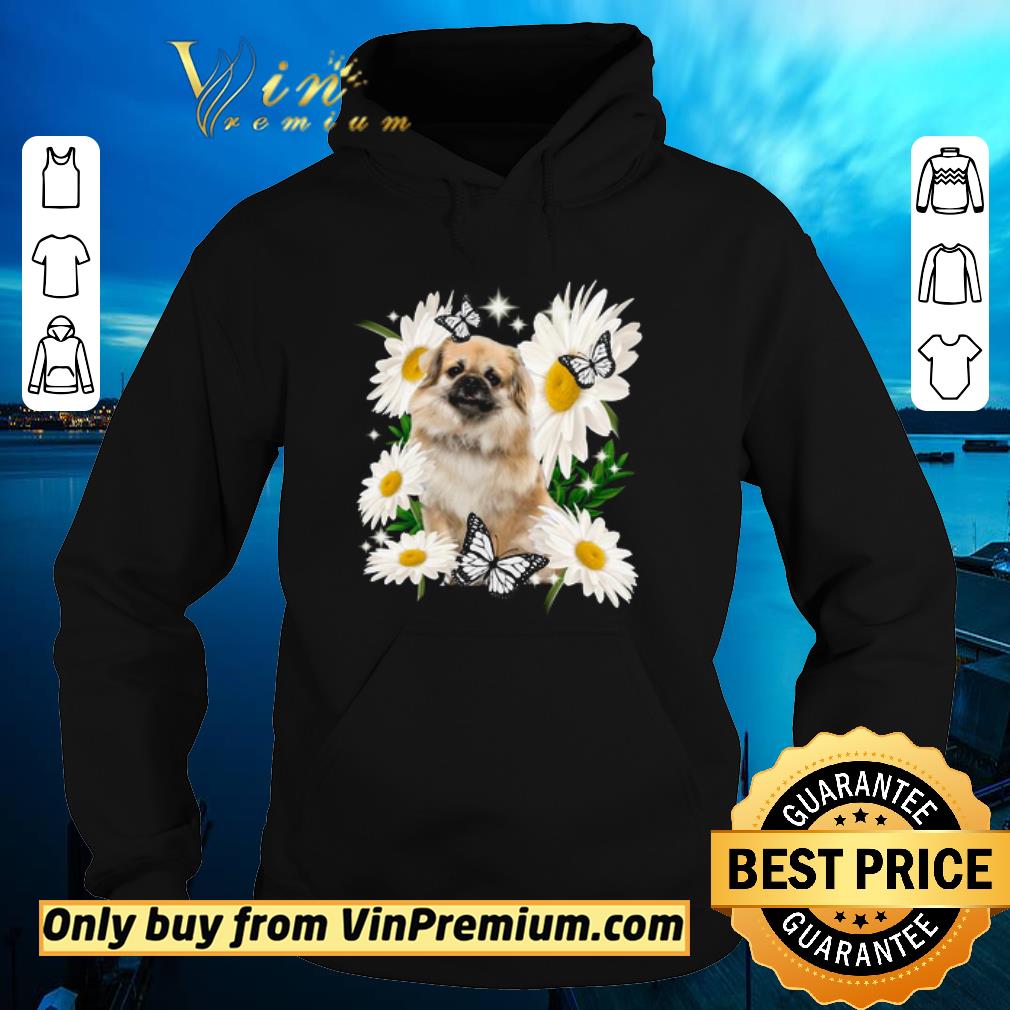 Tibetan Spaniel Daisy flower Classic shirt 6 Tibetan Spaniel Daisy flower Classic shirt