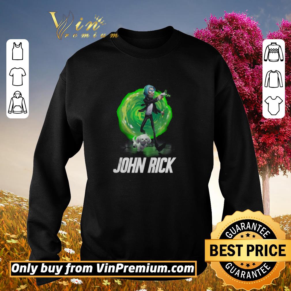 Hot Rick And Morty mashup John Wick John Rick shirt 6 Hot Rick And Morty mashup John Wick John Rick shirt