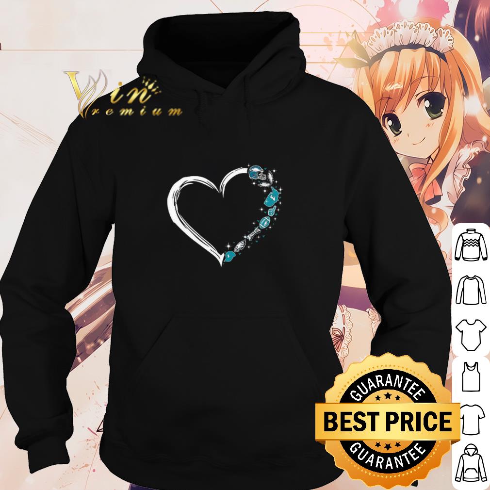 Nice Lover Philadelphia Eagles heart shirt