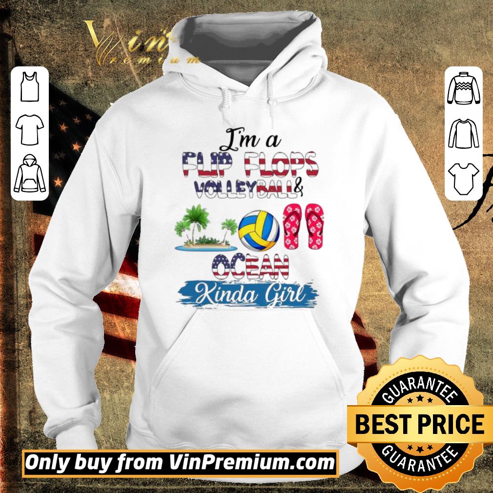 Pretty I’m a flip flops volleyball and ocean kinda girl shirt 6 Pretty I’m a flip flops volleyball and ocean kinda girl shirt