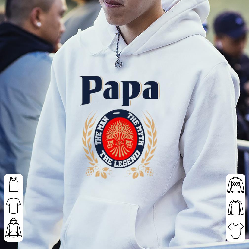 Top Papa the man the myth the legend Miller Lite Father’s day shirt 6 Top Papa the man the myth the legend Miller Lite Father’s day shirt