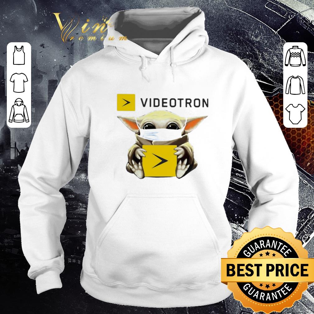 Awesome Star Wars Baby Yoda mask Vidéotron Coronavirus shirt