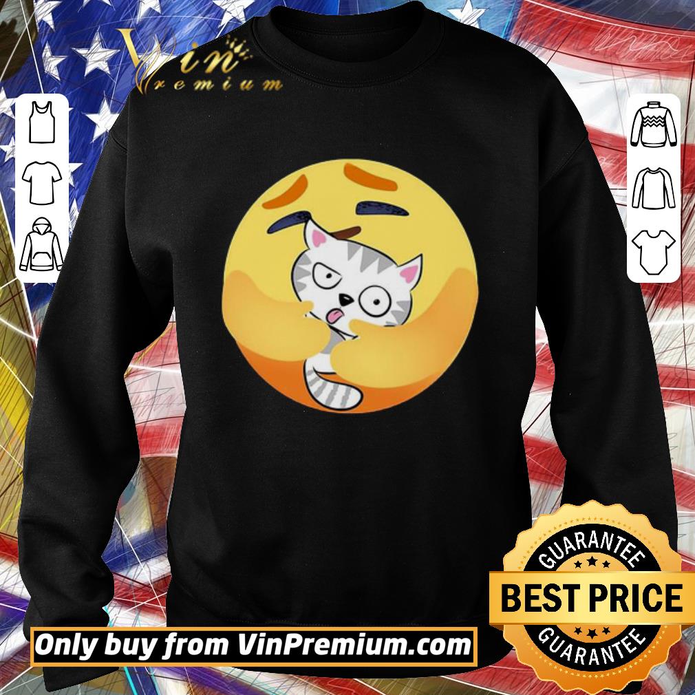 Hot Facebook care emoji hug cat shirt 6 Hot Facebook care emoji hug cat shirt