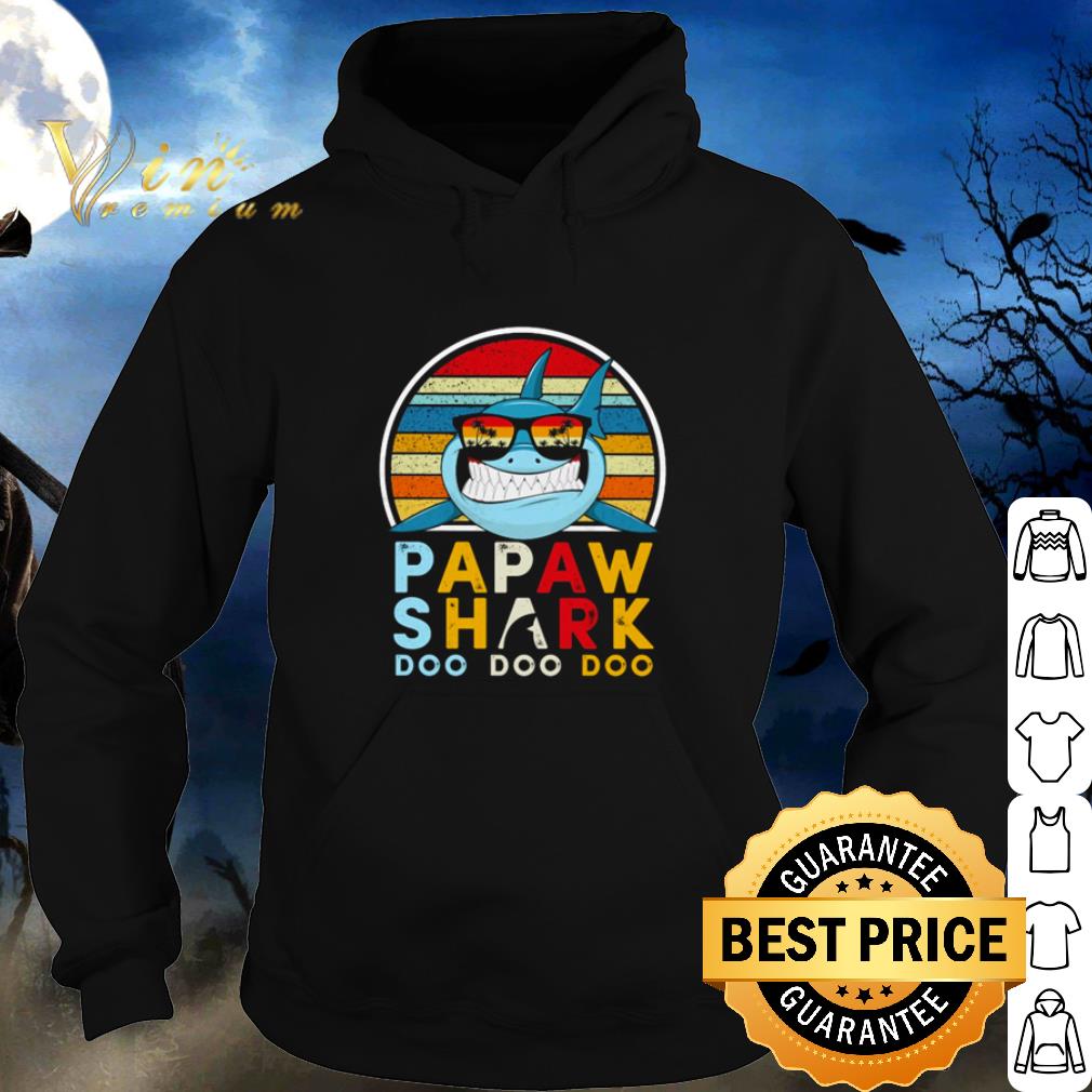Cool Papaw shark doo doo doo vintage shirt 6 Cool Papaw shark doo doo doo vintage shirt