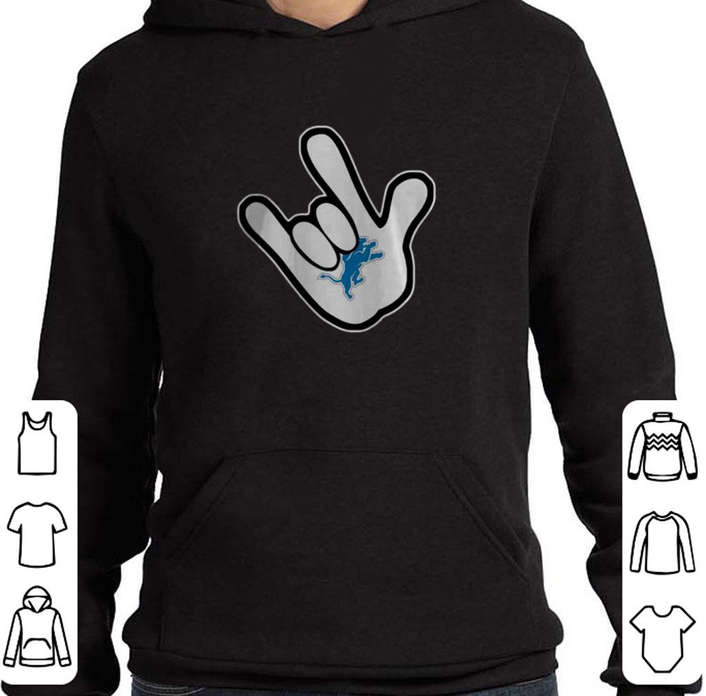 Hot Detroit Lions Mickey Rock Hand Disney shirt