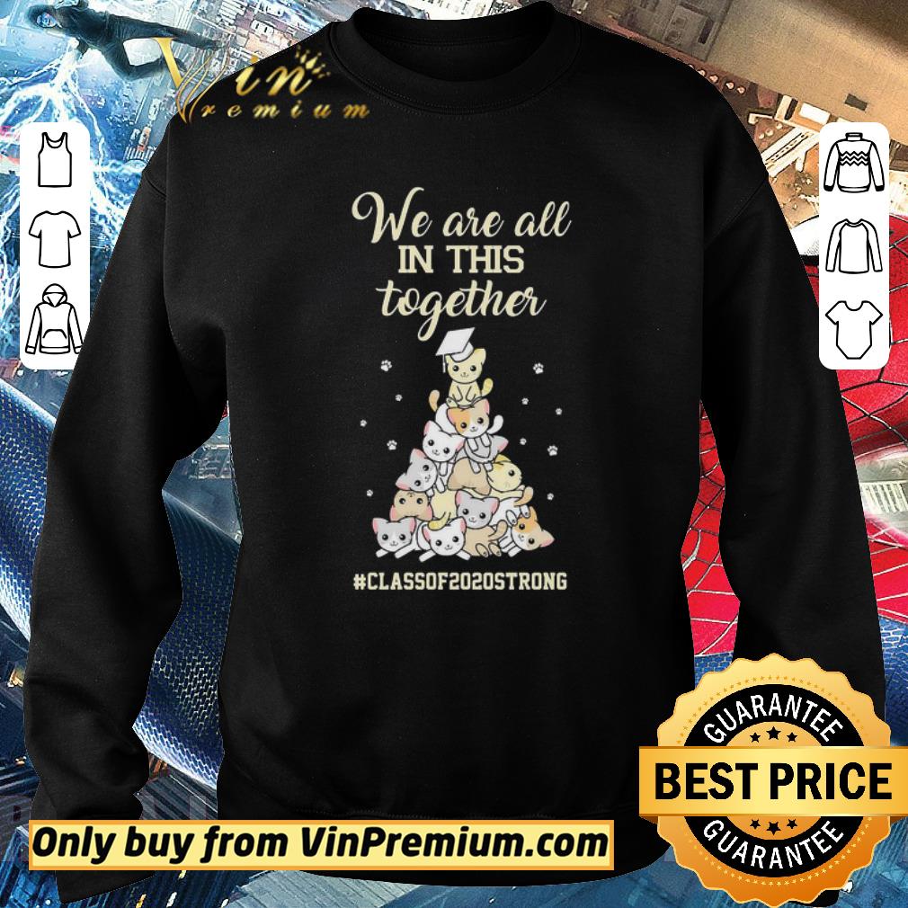 Pretty Cats we are all in this together #Classof2020strong shirt