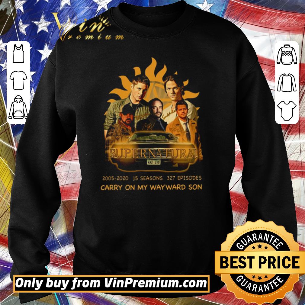 Awesome Supernatural carry on my wayward son shirt