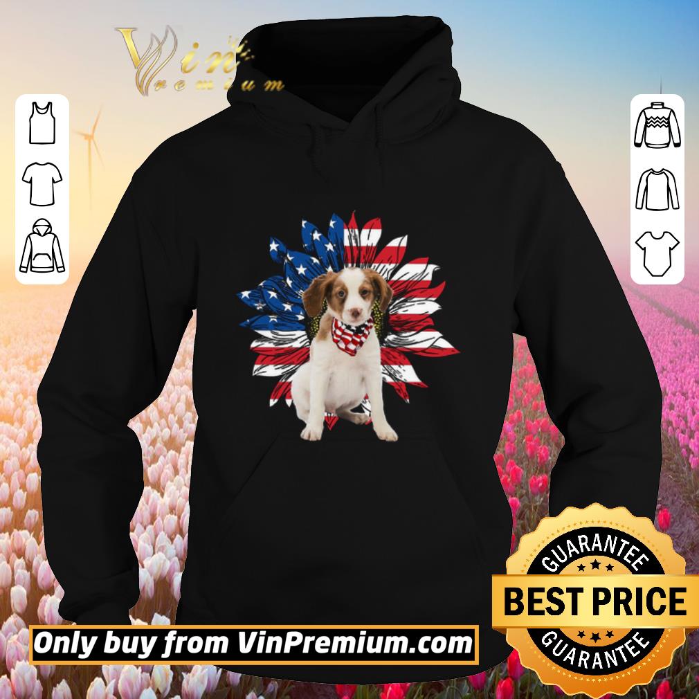 Pretty Brittany Sunflowers American Flag shirt 6 Pretty Brittany Sunflowers American Flag shirt