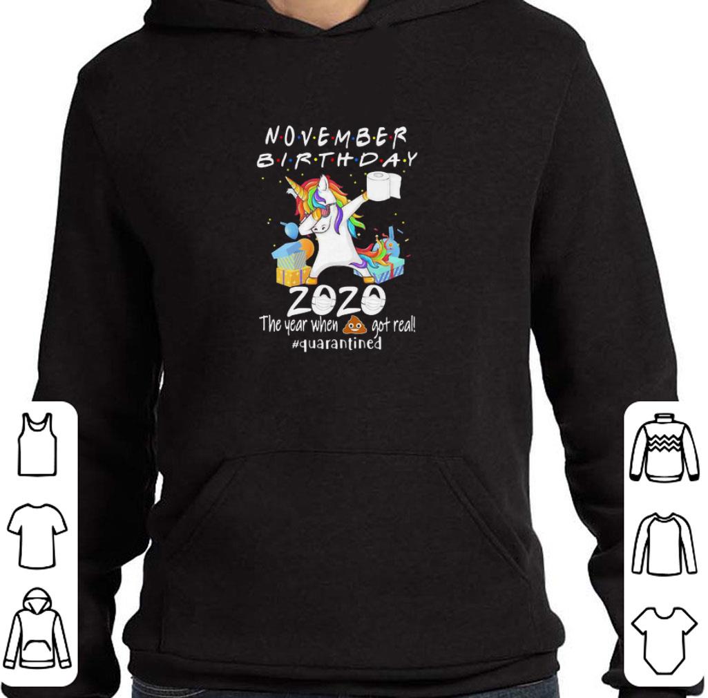 Top Dabbing Unicorn November birthday 2020 quarantined Coronavirus shirt 6 Top Dabbing Unicorn November birthday 2020 quarantined Coronavirus shirt
