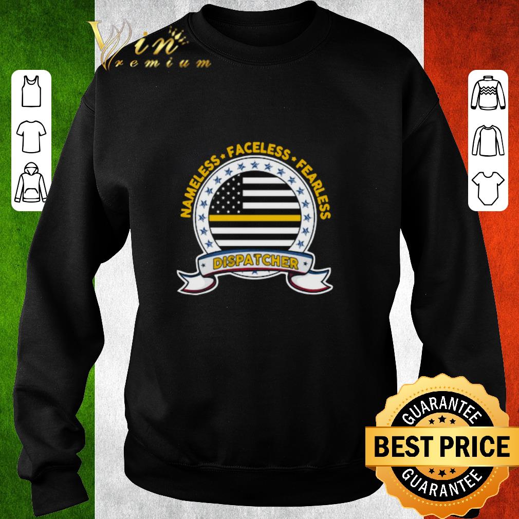 Awesome Nameless Faceless Fearless Dispatcher Thin Blue Line shirt 6 Awesome Nameless Faceless Fearless Dispatcher Thin Blue Line shirt