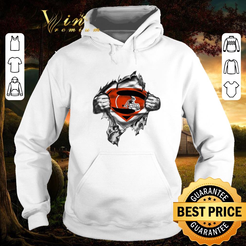 Original Cleveland Browns and Superman logo inside me shirt 6 Original Cleveland Browns and Superman logo inside me shirt
