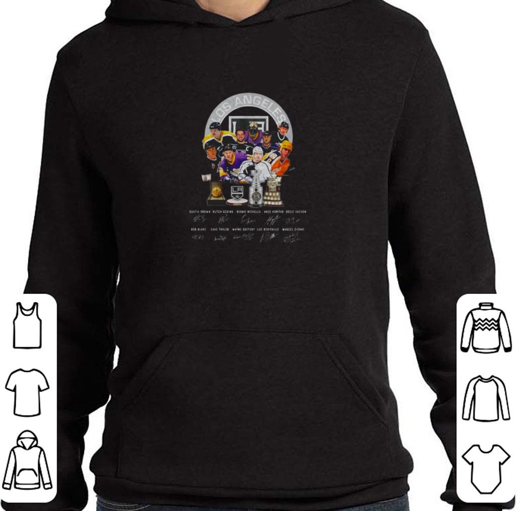 Top Los Angeles Kings NHL players signatures shirt