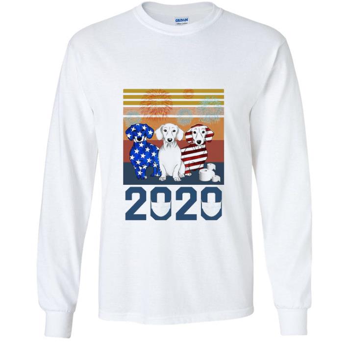 Original Vintage Dachshund Independence Day 2020 Mask shirt