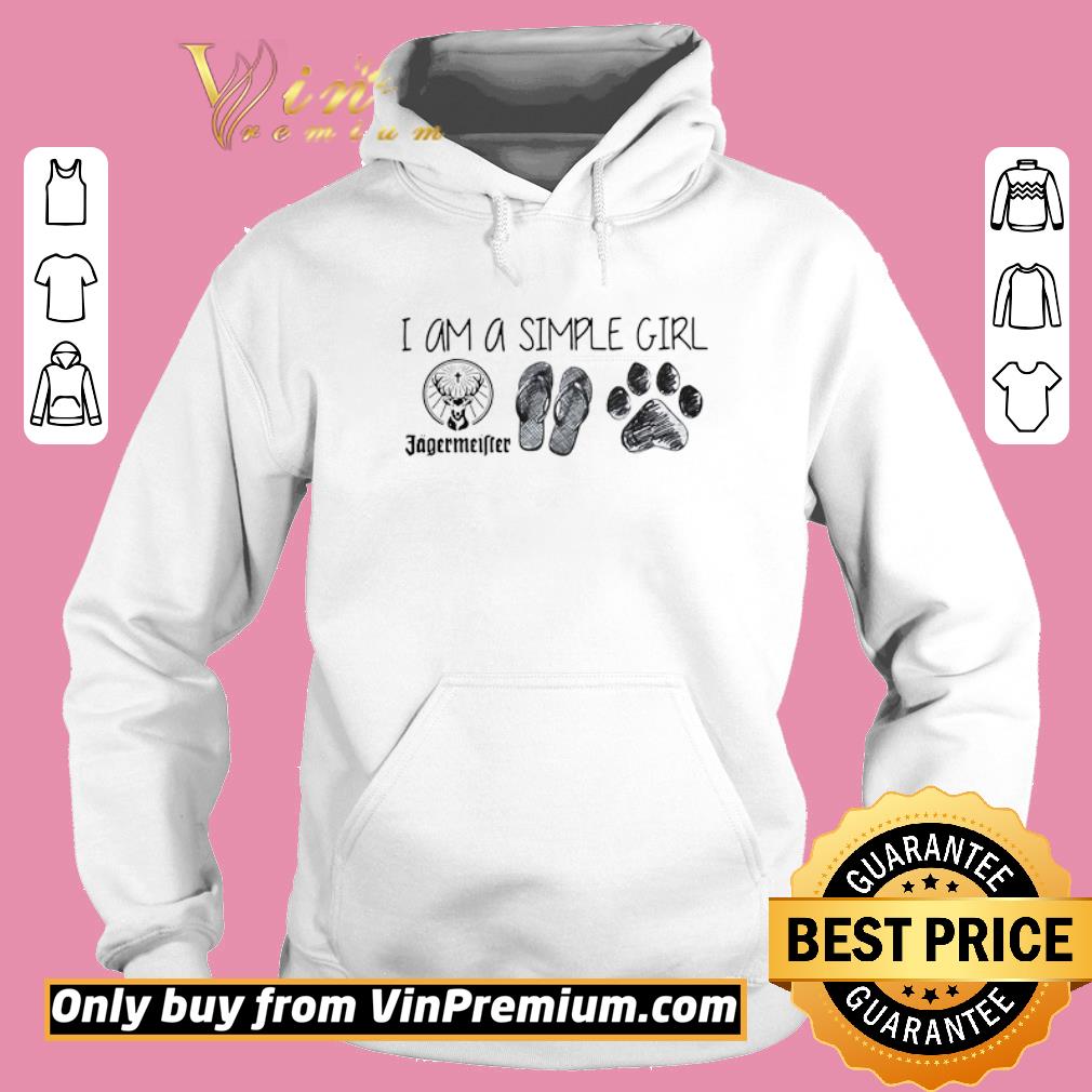 Pretty I Am A Simple Girl Jagermeister Flop And Paw shirt 6 Pretty I Am A Simple Girl Jagermeister Flop And Paw shirt