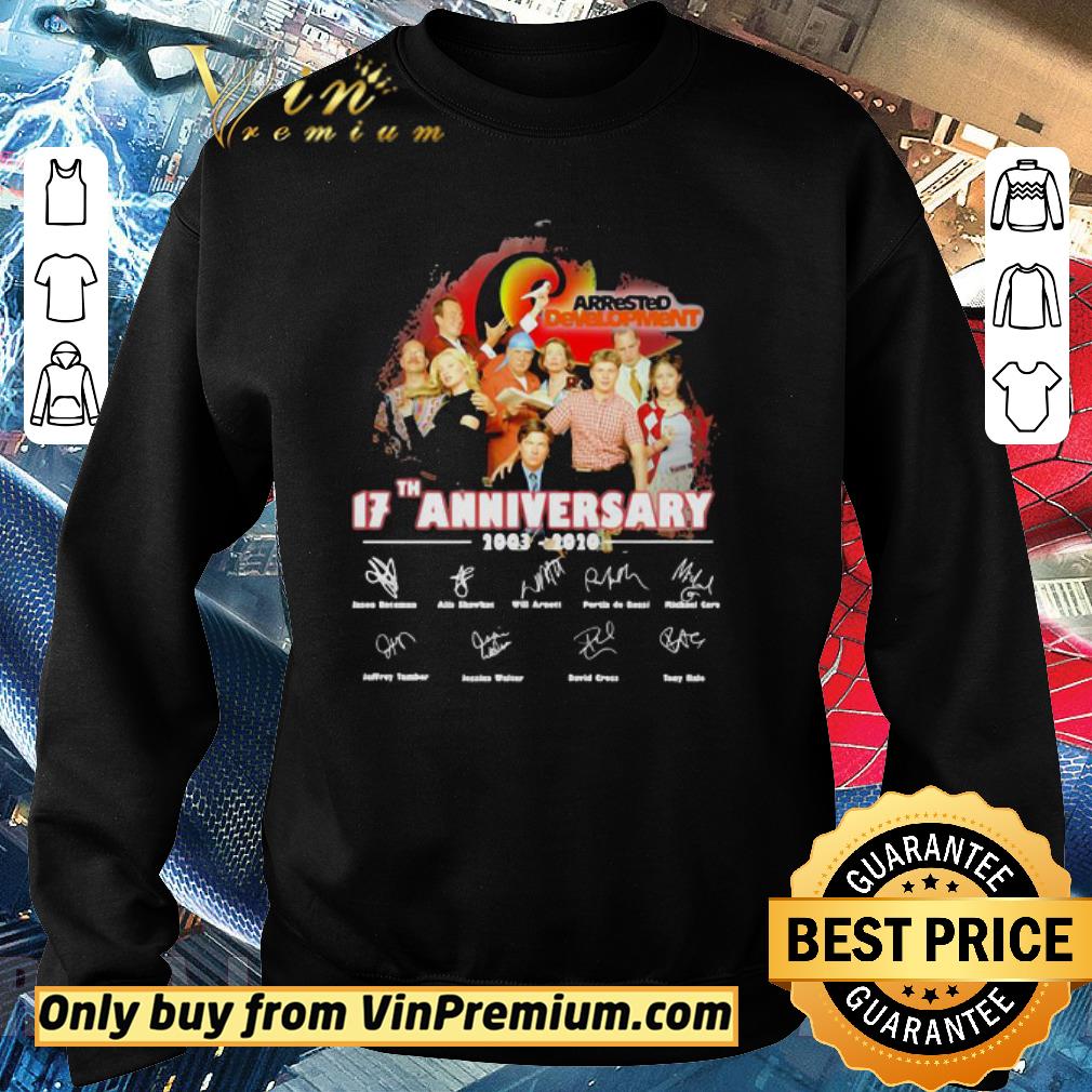 Awesome Arrested development 17th anniversary 2003 2020 signatures shirt 6 Awesome Arrested development 17th anniversary 2003 2020 signatures shirt