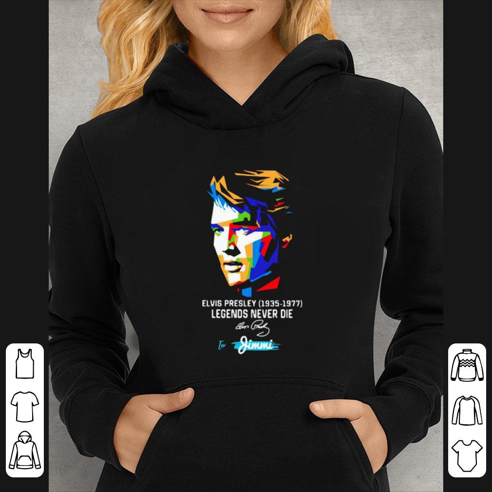Official Art Elvis Presley 1935 1977 Signature Legends Never Die shirt