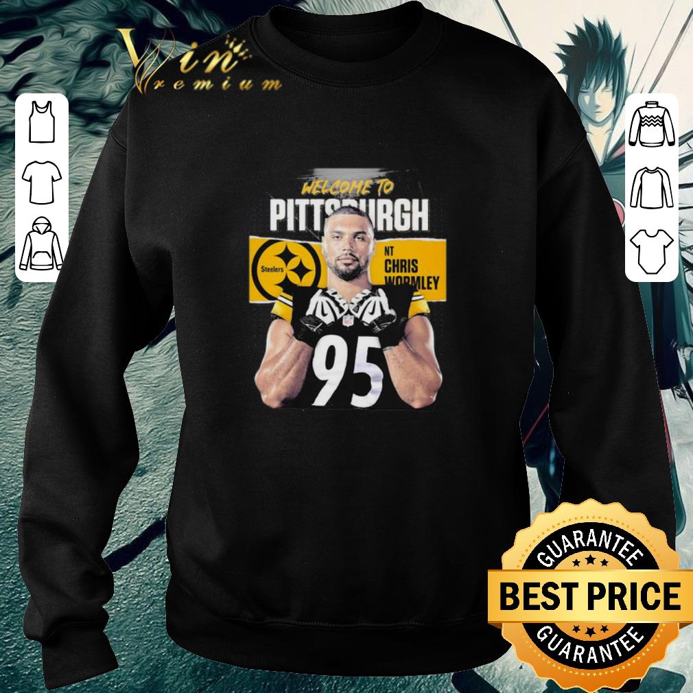 Funny Welcome To Pittsburgh Steelers Davis Twins Chris Wormley 95 shirt 6 Funny Welcome To Pittsburgh Steelers Davis Twins Chris Wormley 95 shirt