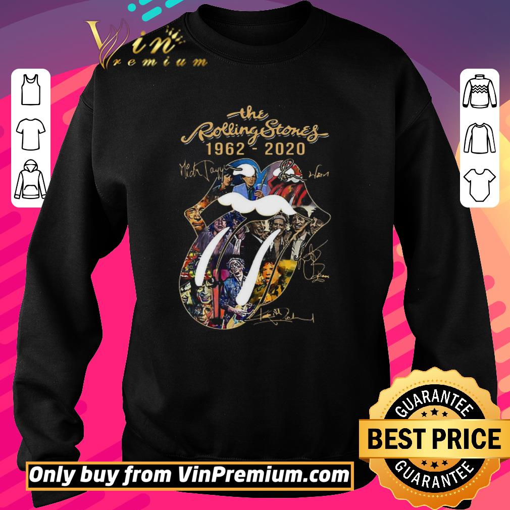 Pretty The Rolling Stones 1962 2020 Signature shirt