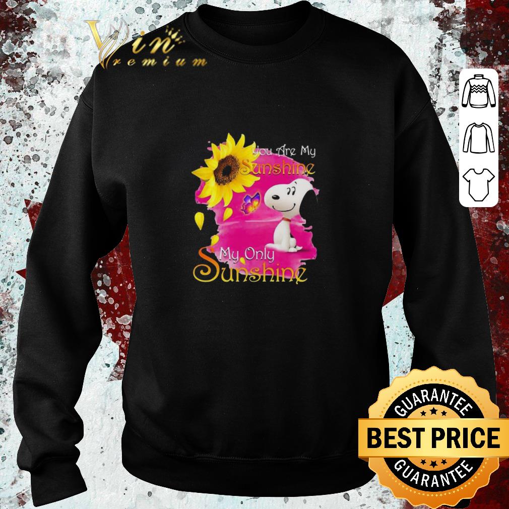Nice Snoopy butterfly sunflower you are my sunshine my only sunshine shirt 6 Nice Snoopy butterfly sunflower you are my sunshine my only sunshine shirt