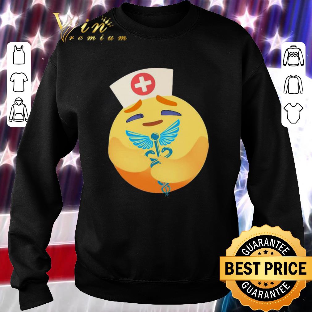 Awesome Facebook Care Emoji hug Caduceus symbol shirt