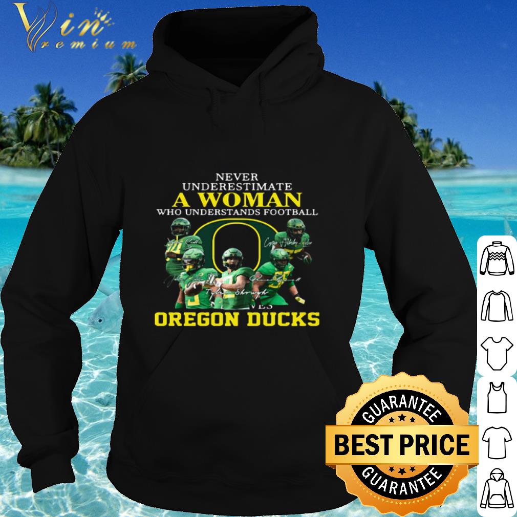 Top Never Underestimate A Woman Who Understands Oregon Duck Signatures shirt 6 Top Never Underestimate A Woman Who Understands Oregon Duck Signatures shirt