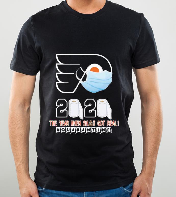 Premium Philadelphia Flyers Mask 2020 The Year When Shit Got Real #quarantine shirt