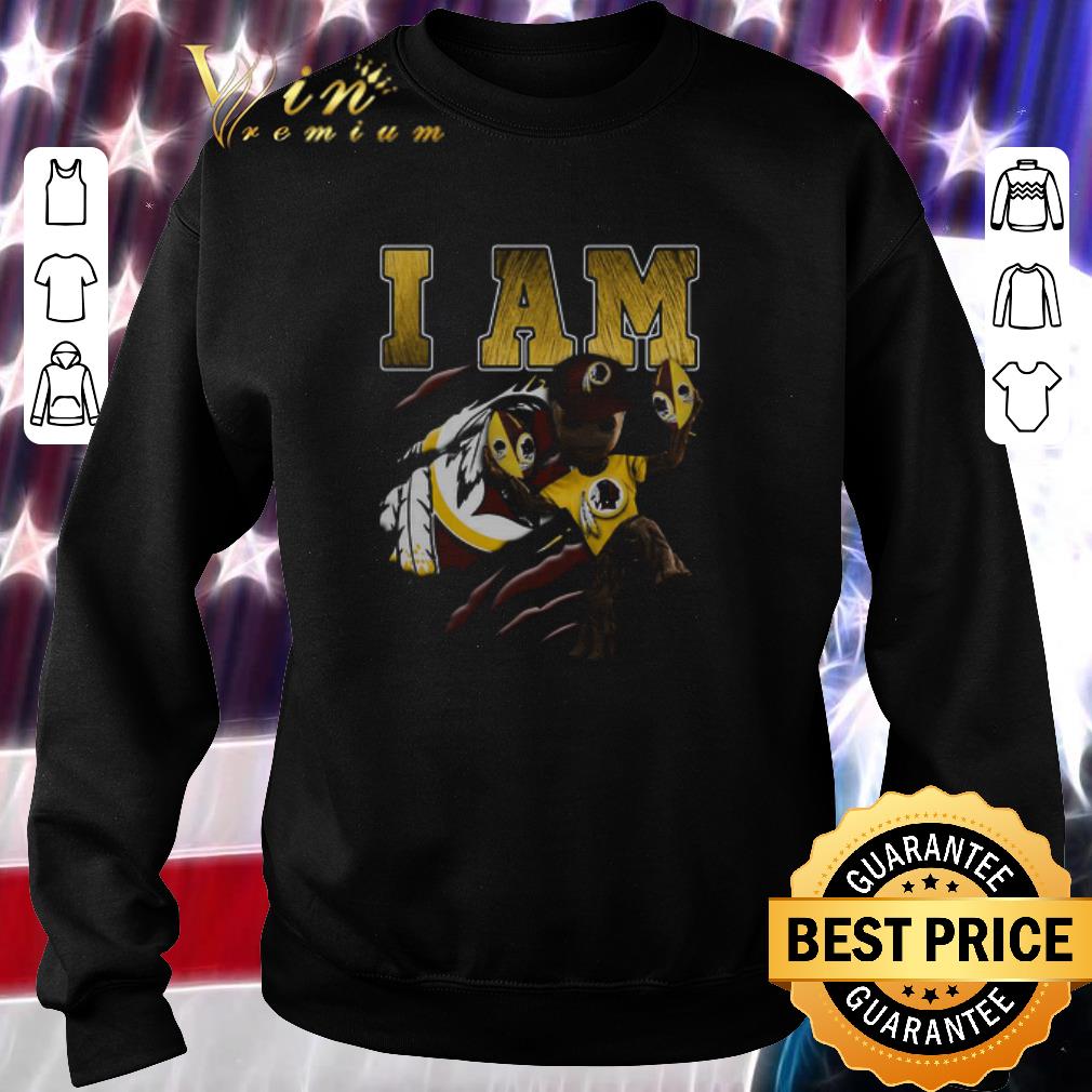 Awesome Baby Groot I Am Washington Redskins shirt 6 Awesome Baby Groot I Am Washington Redskins shirt