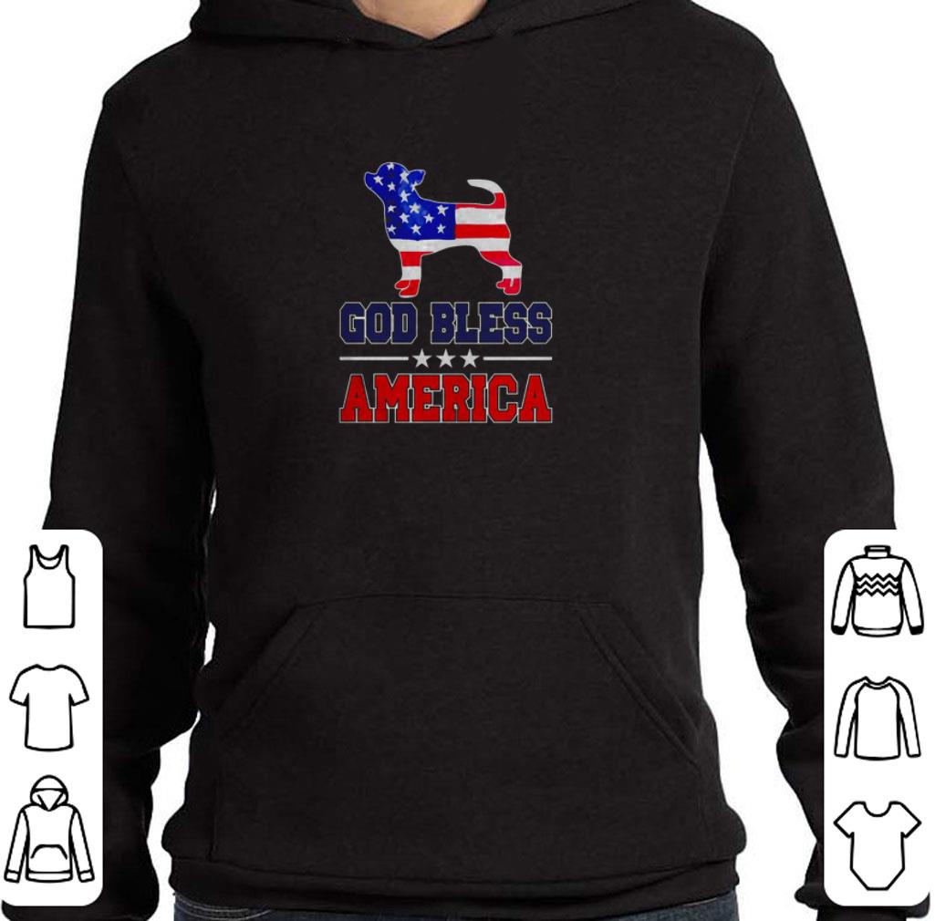 Awesome Dog god bless America Independence day shirt