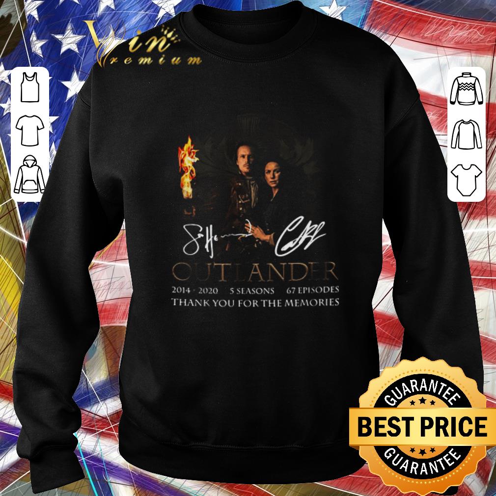 Original Outlander Tv Series 2014-2020 5 Seasons 67 Ep Signatures shirt