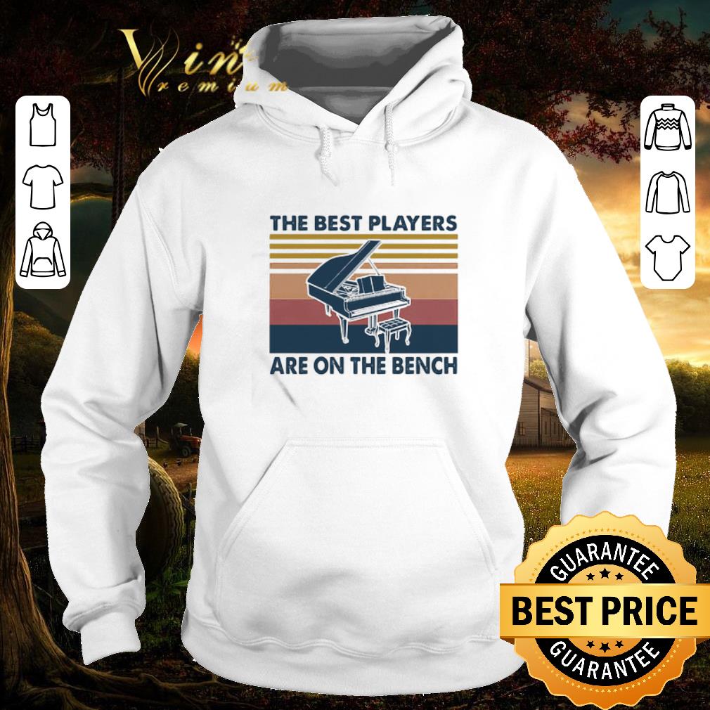 Nice Vintage piano the best players are on the bench shirt