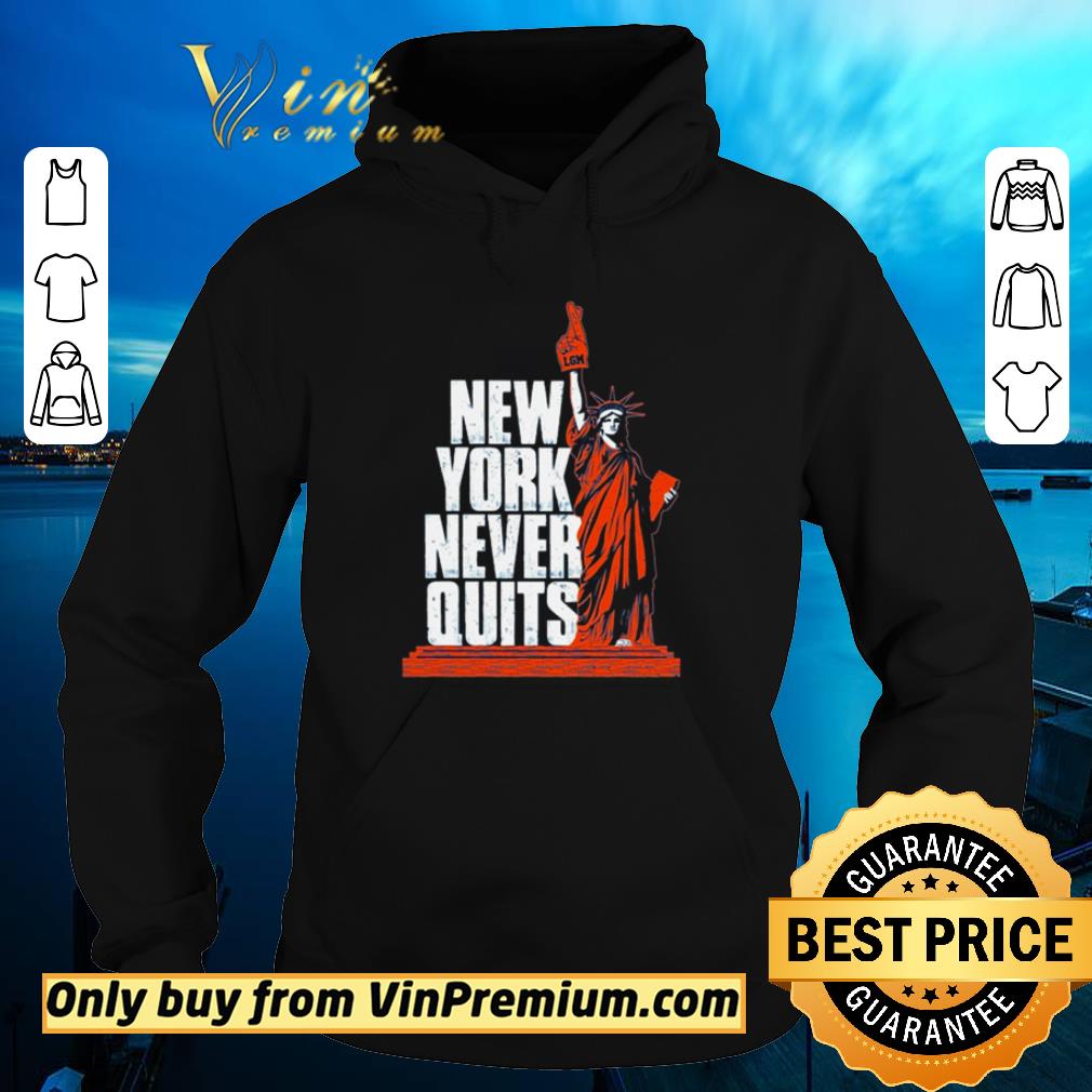 Hot Athlete Statue of Liberty New York never quits shirt