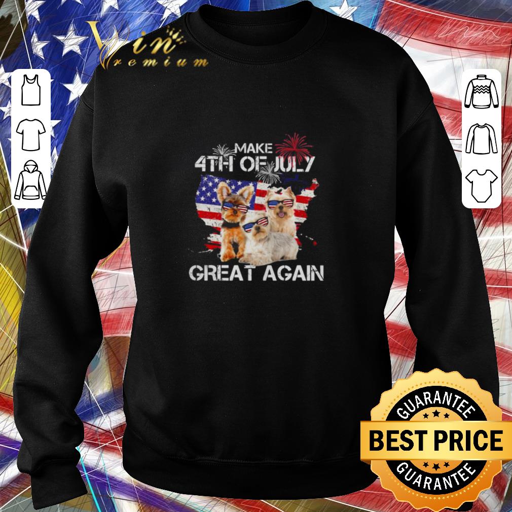 Awesome Dog Make 4th of july great agian shirt