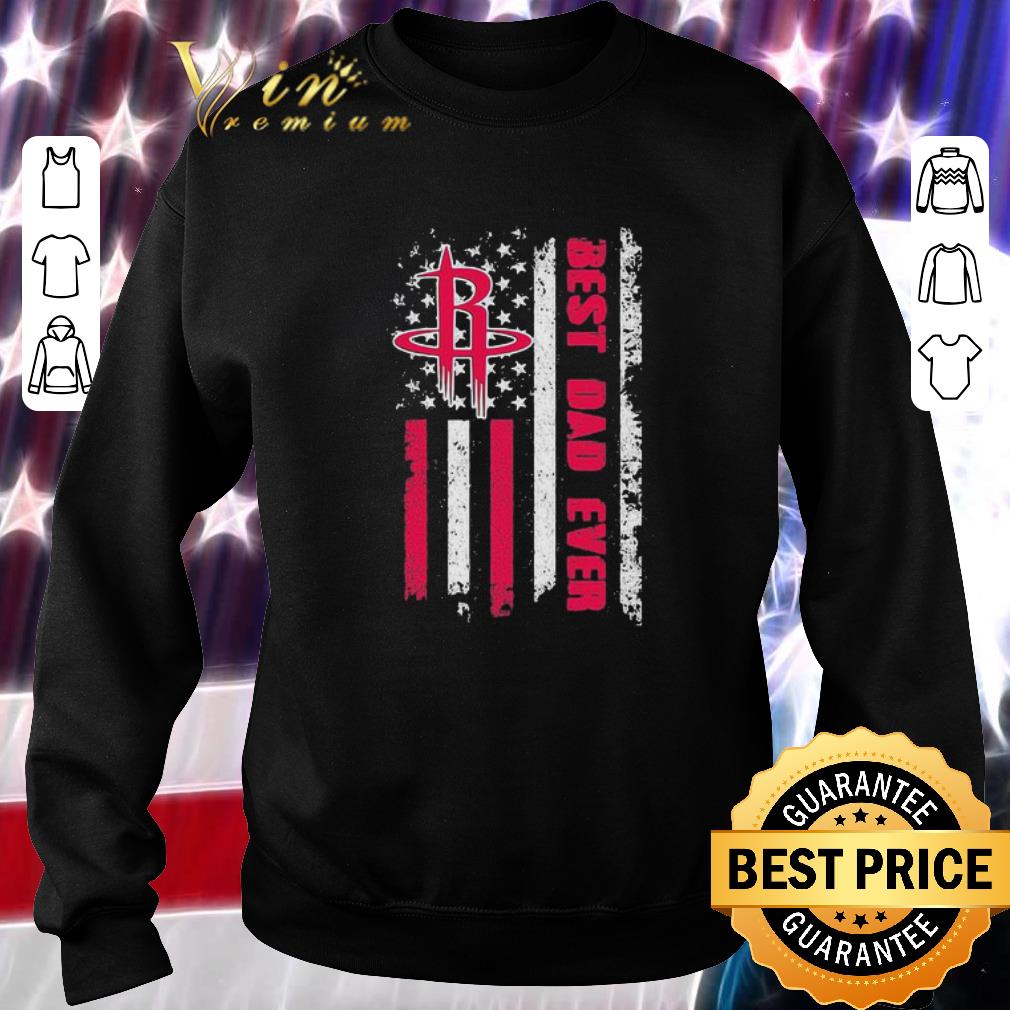 Top Houston Rockets Best Dad Ever American Flag shirt 6 Top Houston Rockets Best Dad Ever American Flag shirt