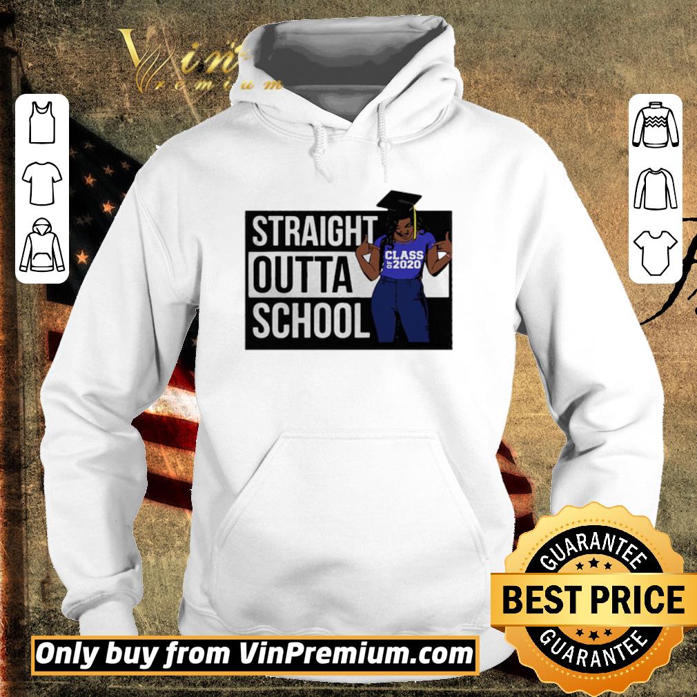 Original Girl graduation class of 2020 straight outta school shirt
