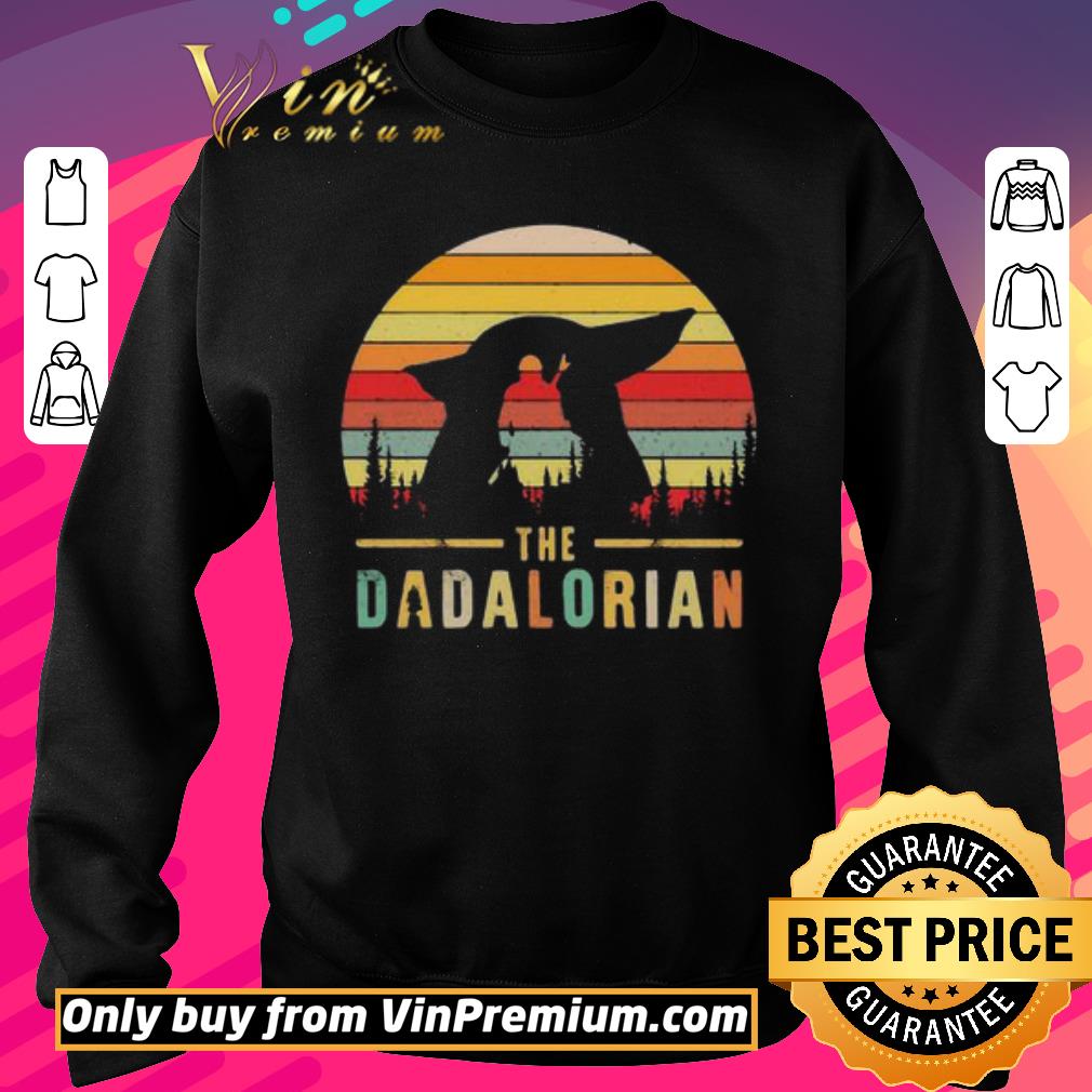 Hot Star wars the dadalorian baby yoda vintage shirt