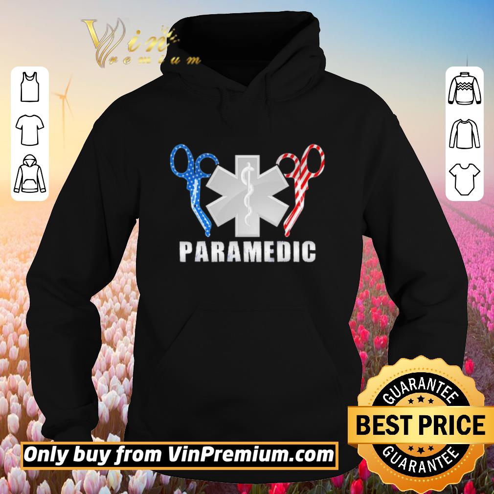 Awesome Paramedic Logo And Scissors American shirt
