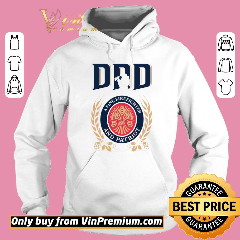 Awesome Dad A fine Firefighter and patriot Father’s Day shirt