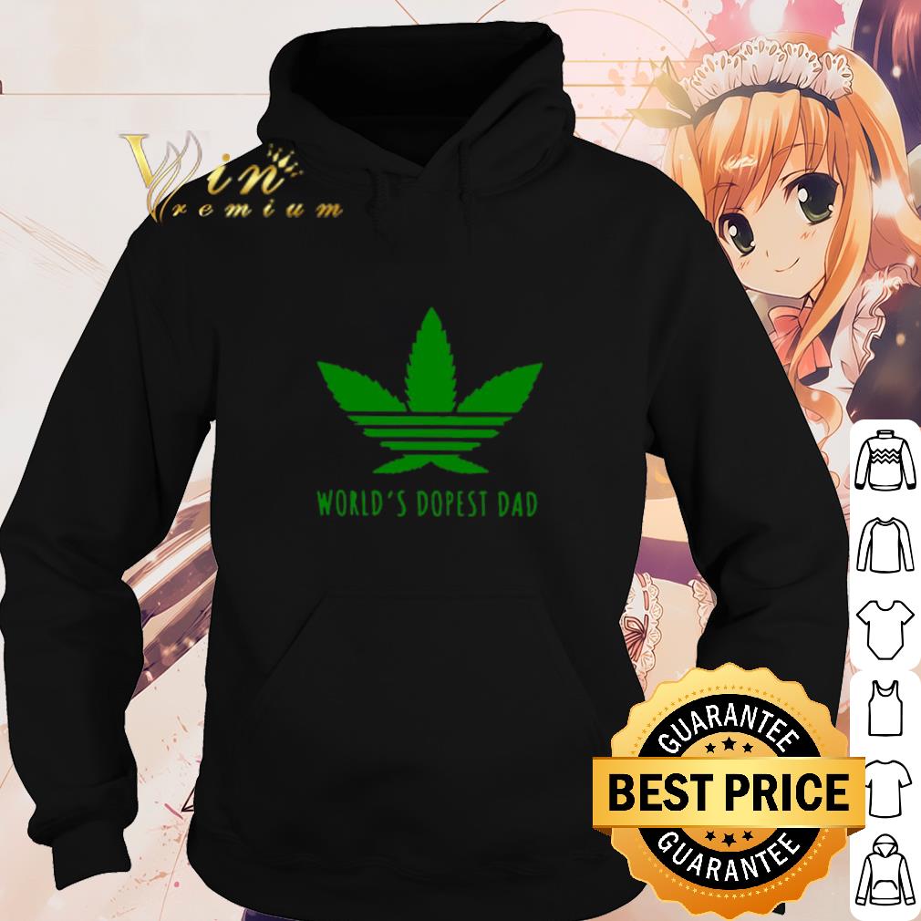 Cool Adidas Weed Cannabis World’s Best Dad shirt