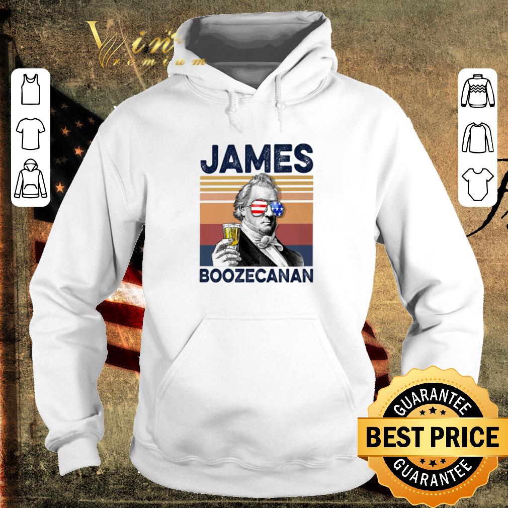 Official Vintage James Boozecanan 4th Of July Independence Day shirt