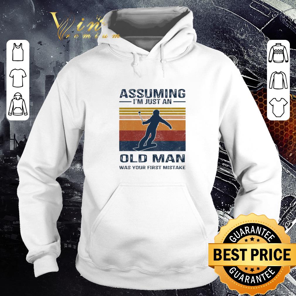 Nice Snowboarding assuming i’m just an man was your first mistake vintage shirt 6 Nice Snowboarding assuming i’m just an man was your first mistake vintage shirt