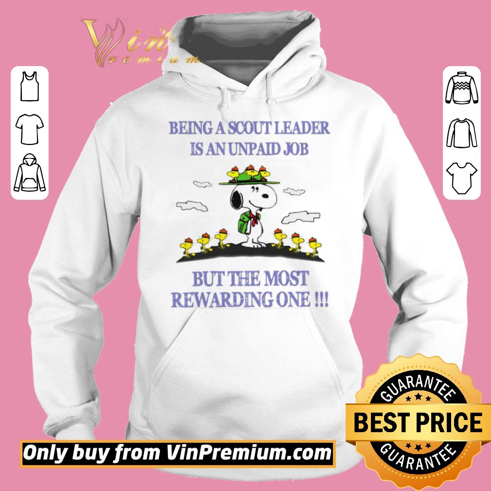 Awesome Being A Scout Leader Is An Unpaid Job But The Most Rewarding One Snoopy shirt 6 Awesome Being A Scout Leader Is An Unpaid Job But The Most Rewarding One Snoopy shirt