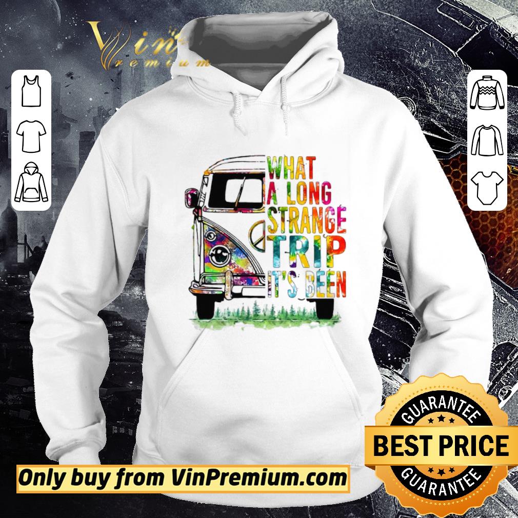 Awesome Bus Peace Sign Color What A Long Strange Trip It's Been shirt 6 Awesome Bus Peace Sign Color What A Long Strange Trip It's Been shirt