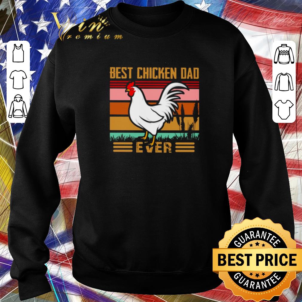 Top Vintage Best Chicken Dad Ever Father's Day shirt