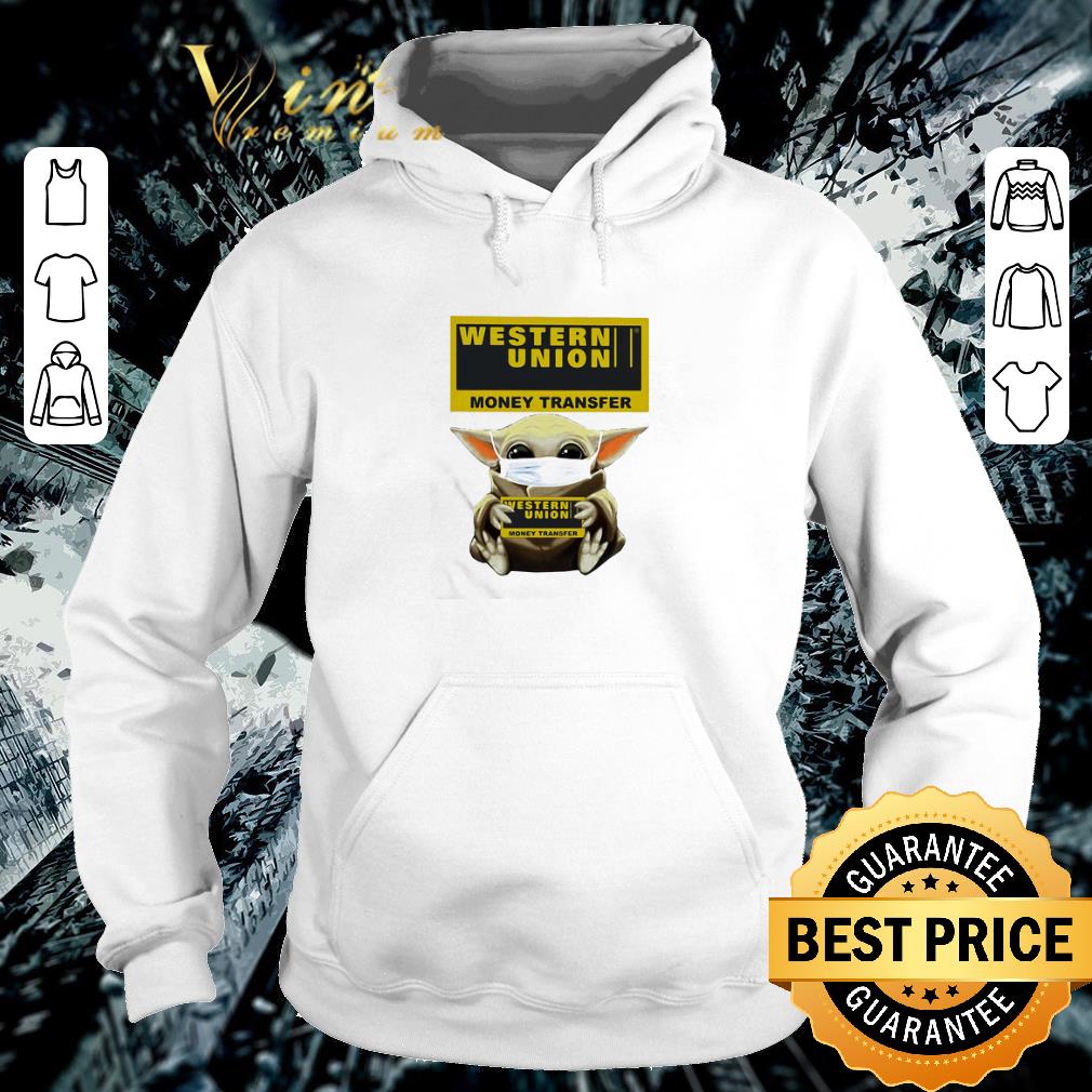 Awesome Star Wars Baby Yoda Mask Western Union Coronavirus shirt