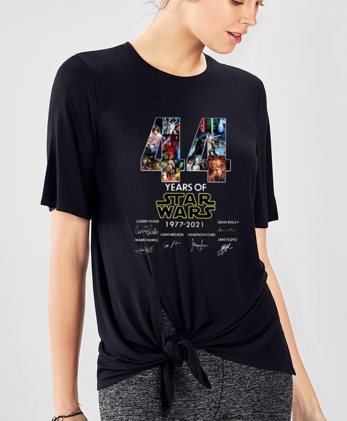 Original 44 Years Of Star Wars 1977-2021 Signatures shirt