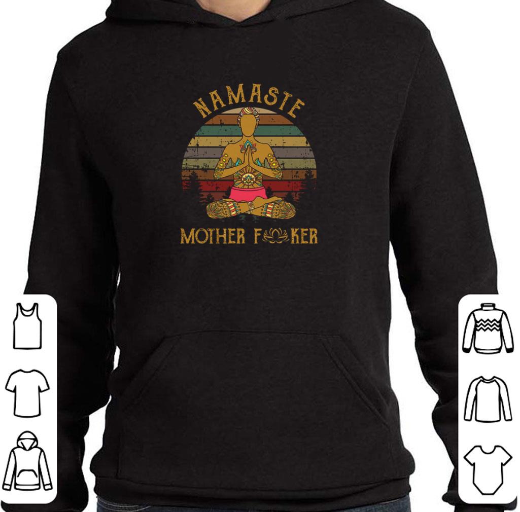 Official Yoga namaste mother fucker vintage shirt