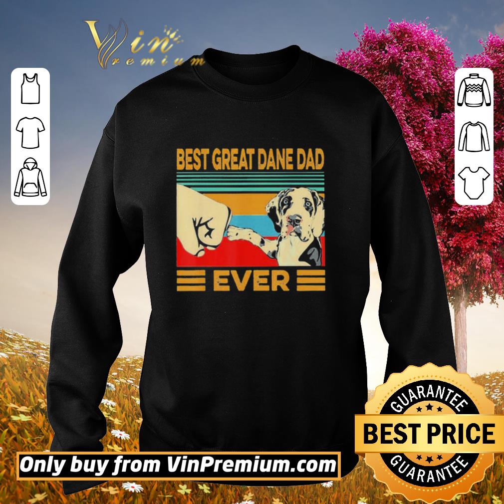 Awesome Bear Great dane Dad ever vintage shirt