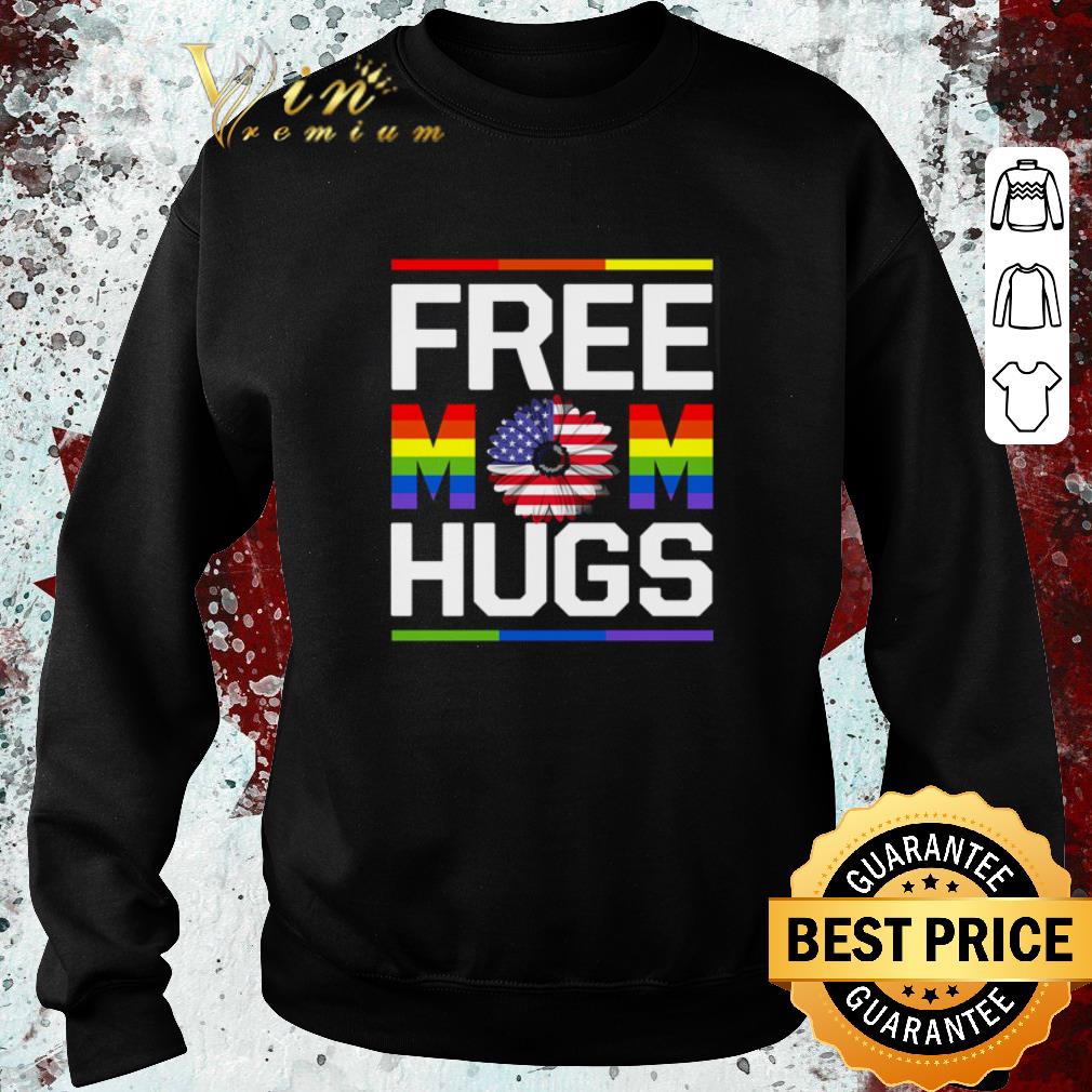 Pretty LGBT Free Mom Hugs Mother's Day shirt